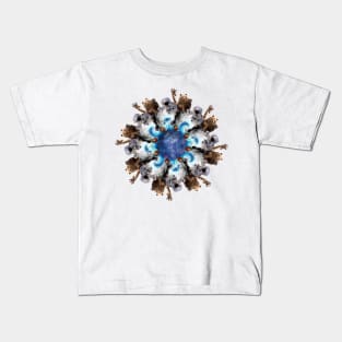 space chaos mandala Kids T-Shirt